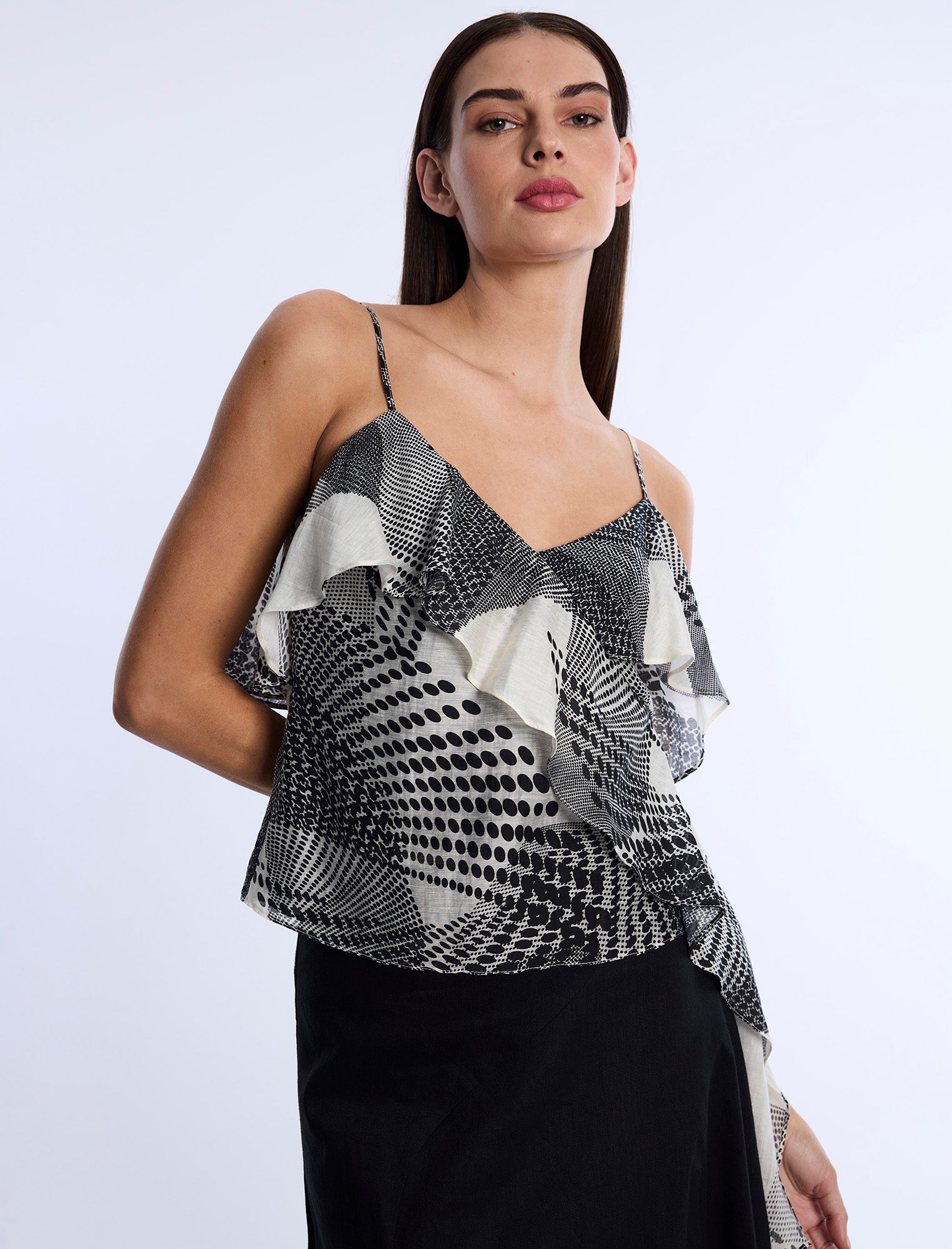 Printed Flounce Cami - Image 4