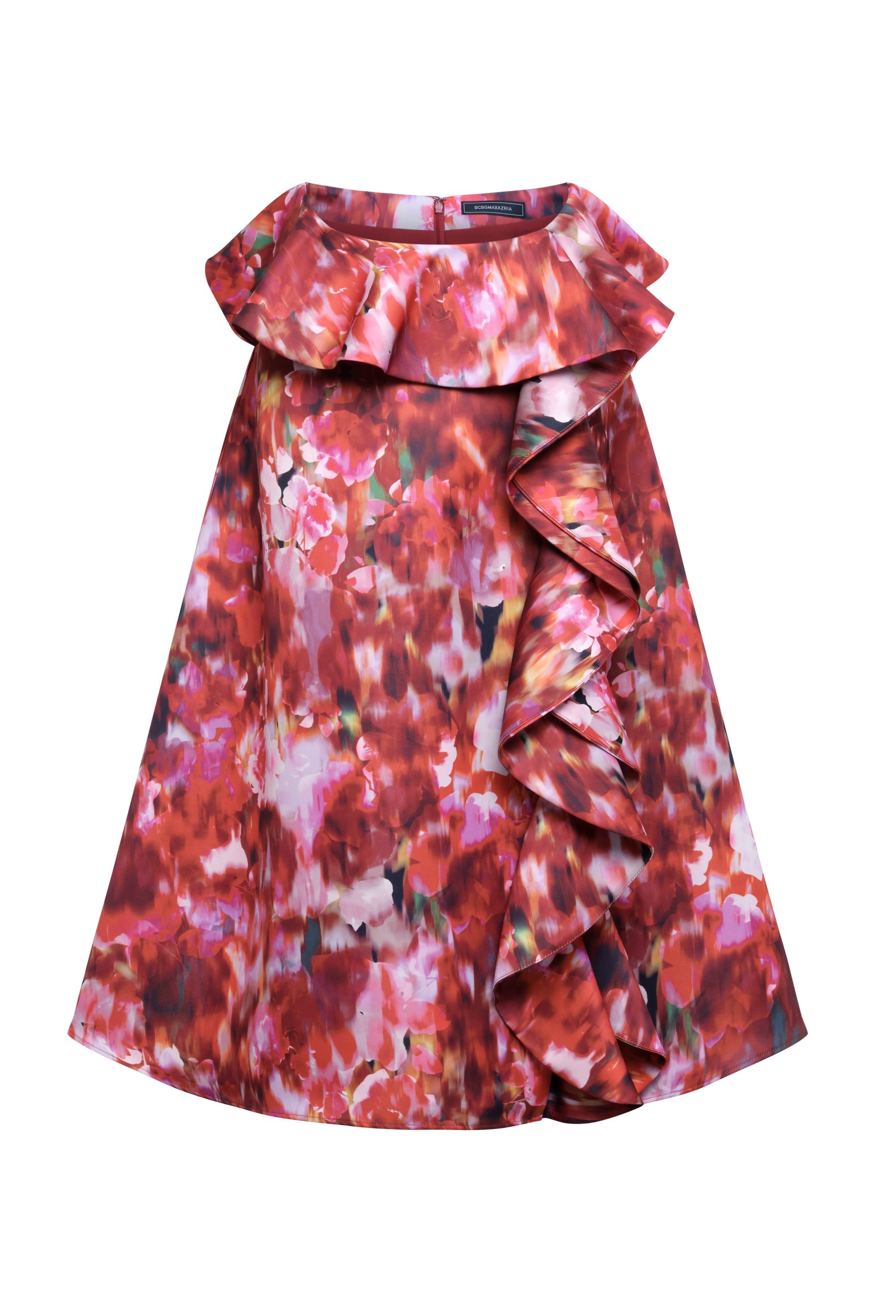 Printed Cascade Midi Skirt - Image 9