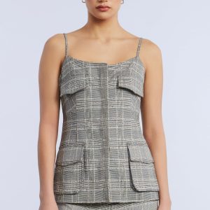 Glen Plaid Vest