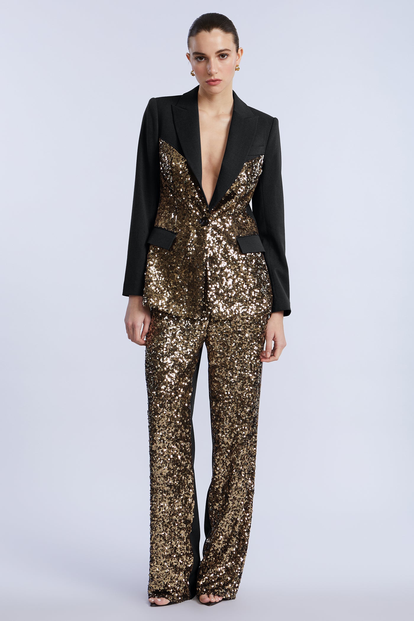Sequin Mix Blazer - Image 3