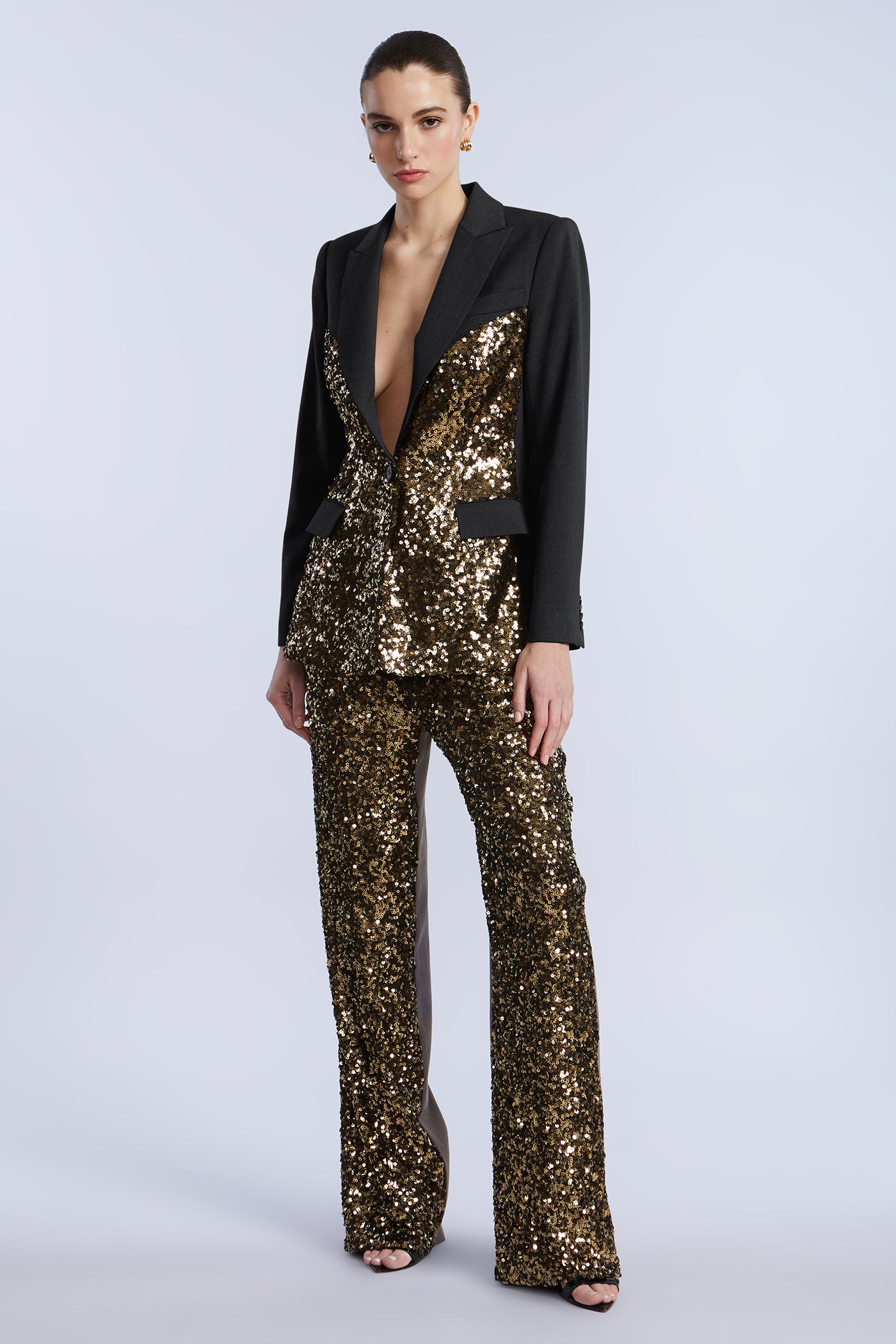 Sequin Mix Blazer - Image 4